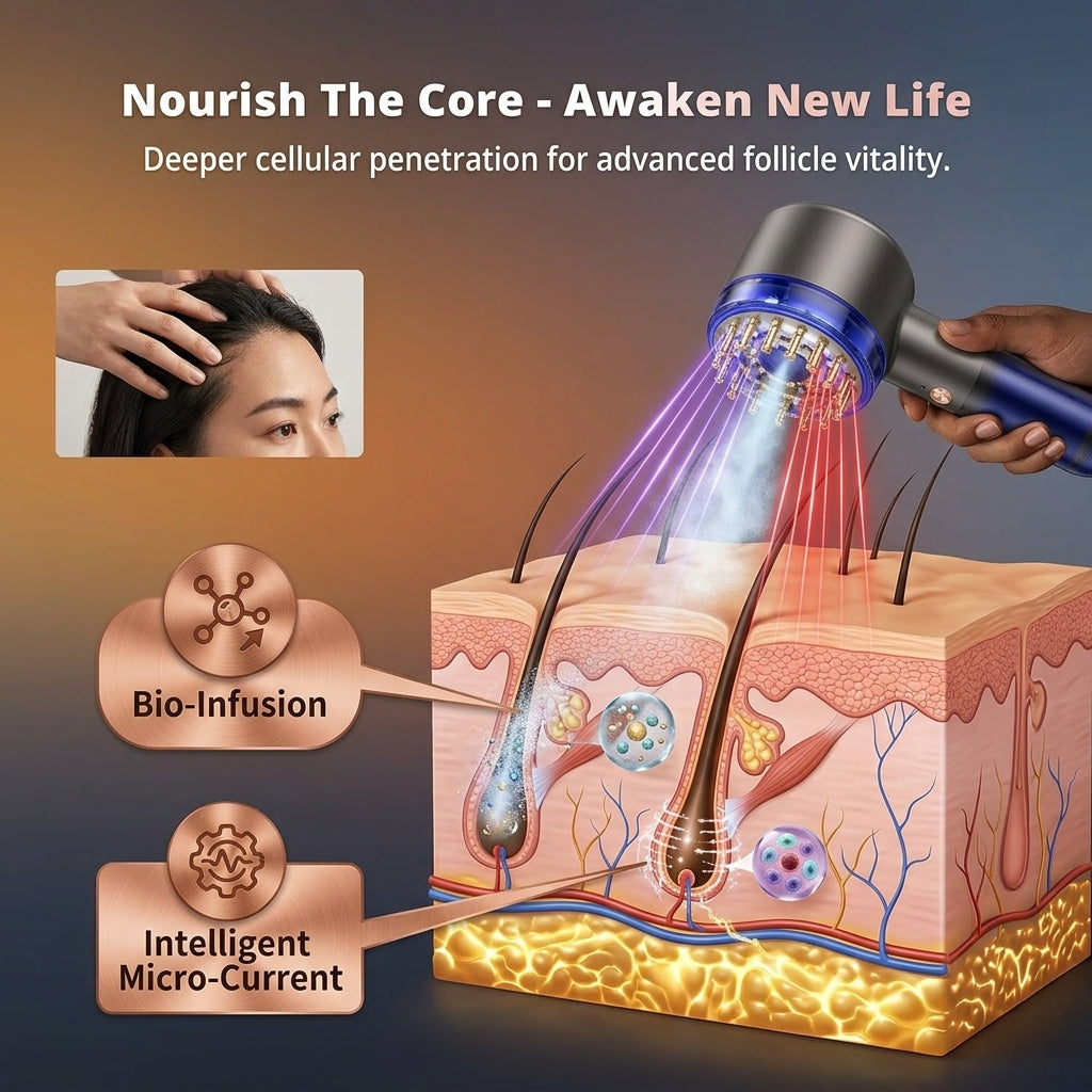 Electric scalp massage