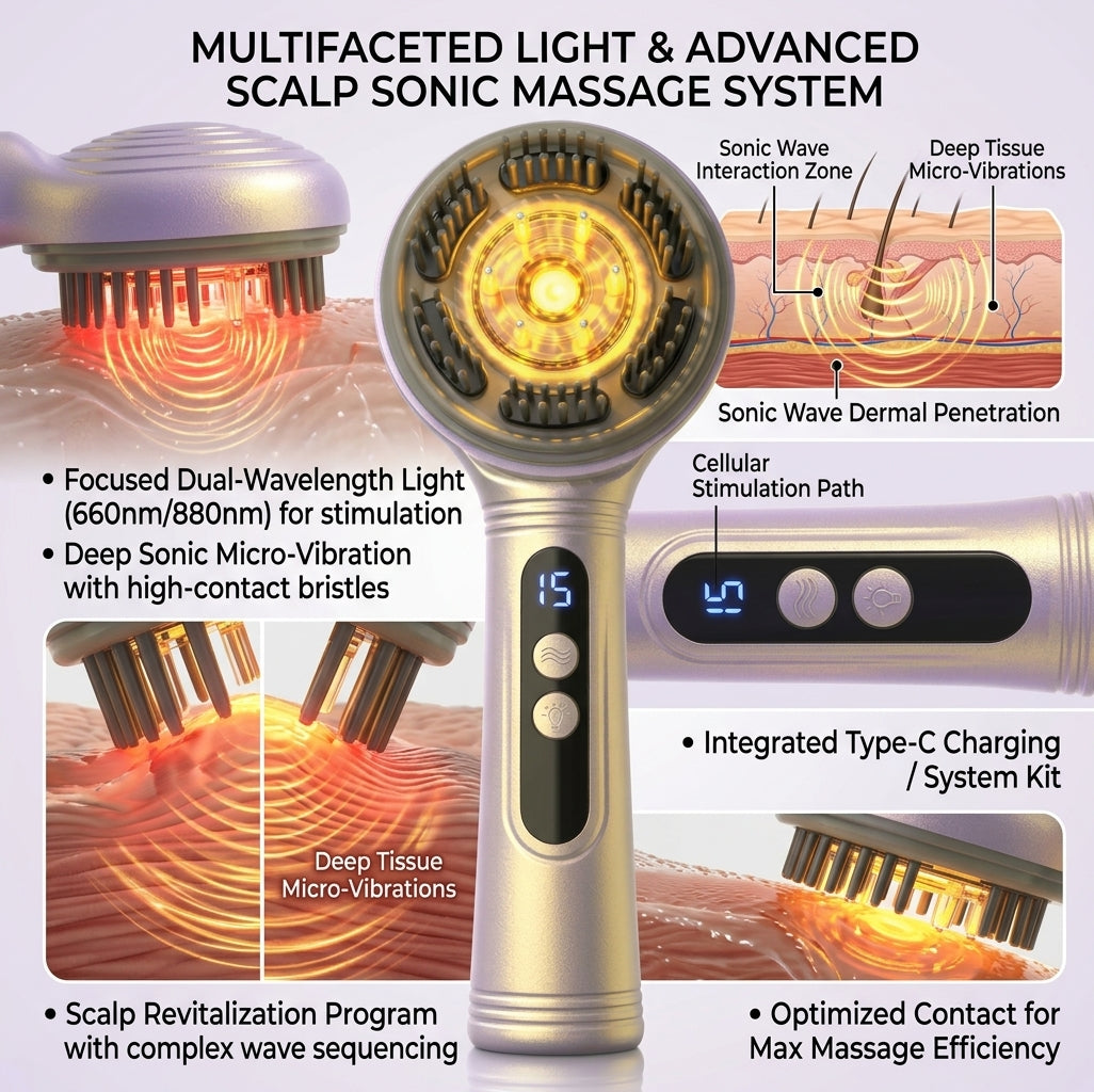 Electric scalp massage